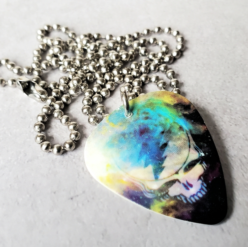 Grateful Dead Guitar Pick Necklace